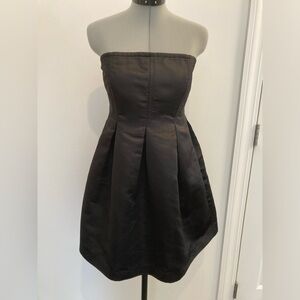 NWT - Marina Moscone Collective - Black Satin Cocktail Dress